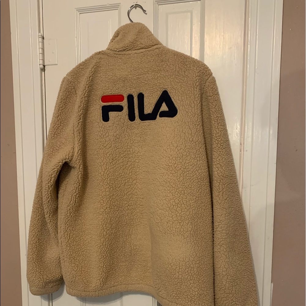 Fila Tan Sherpa Jacket